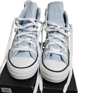 Converse women's cloudy daze/white/black high top sneakers size 7